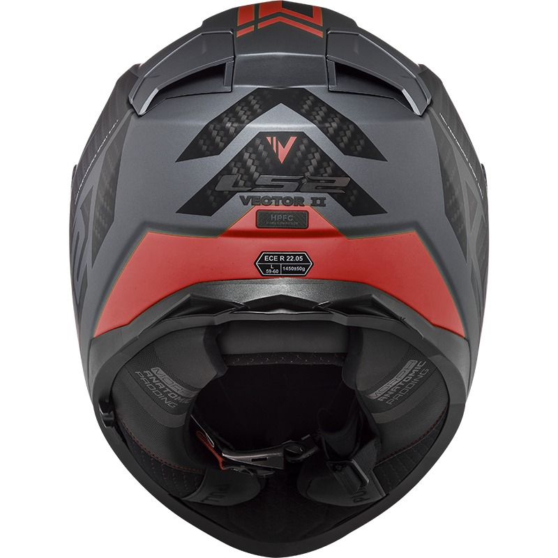 FF811 VECTOR II SPLITTER MATT TITANIUM RED 168112031 B