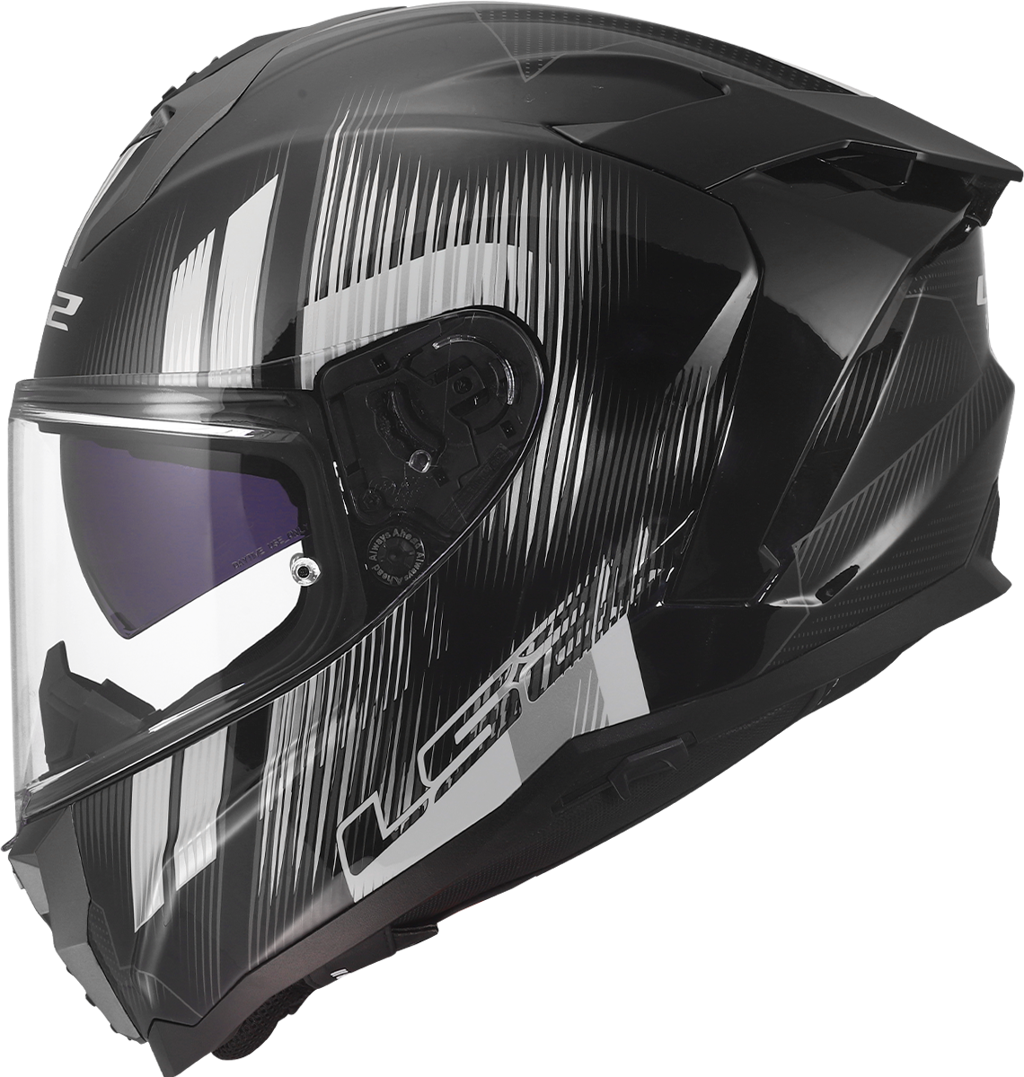 LS2 FF817 CHALLENGER II NITRO BLACK GREY