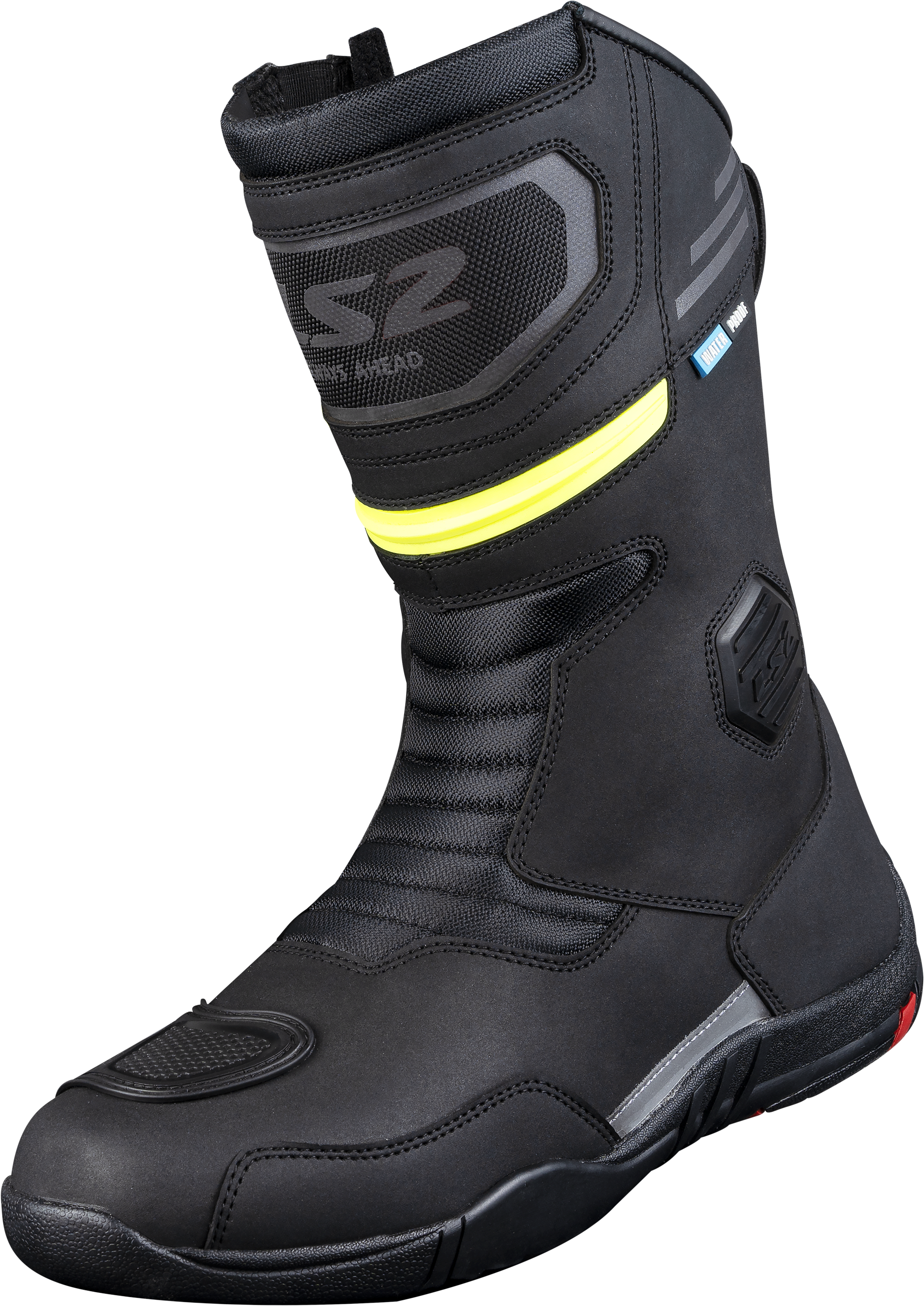 LS2 GOBY MAN BOOTS WP BLACK HV YELLOW