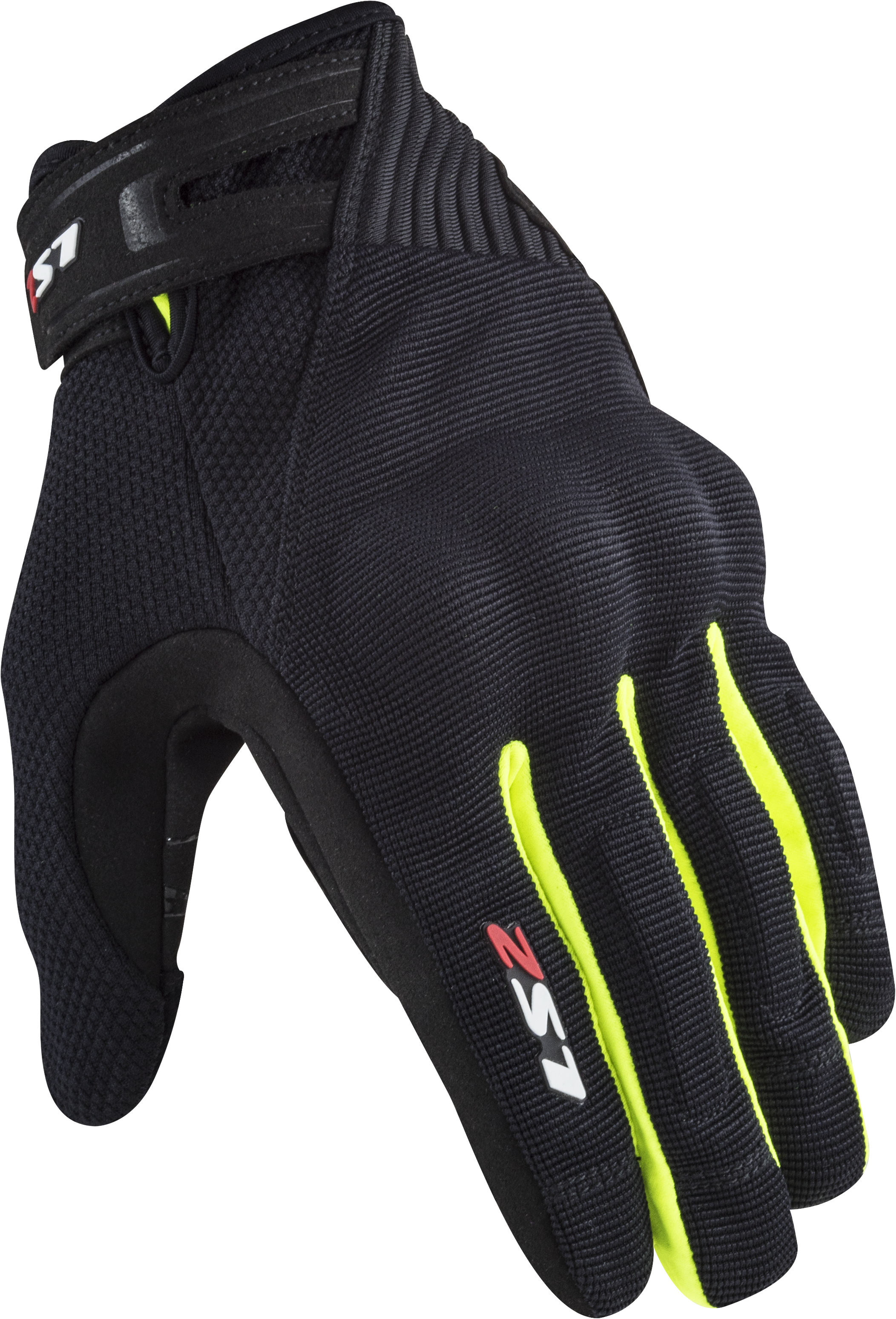 LS2 DART 2 MAN GLOVES BLACK H-V YELLOW