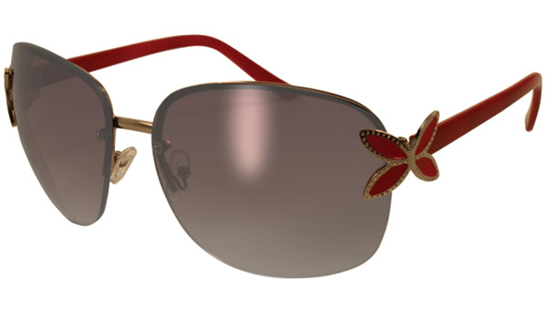 Solbrille Butterfly CF2 Rød