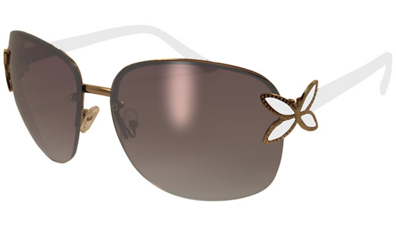 Solbrille Butterfly CF2 Hvid