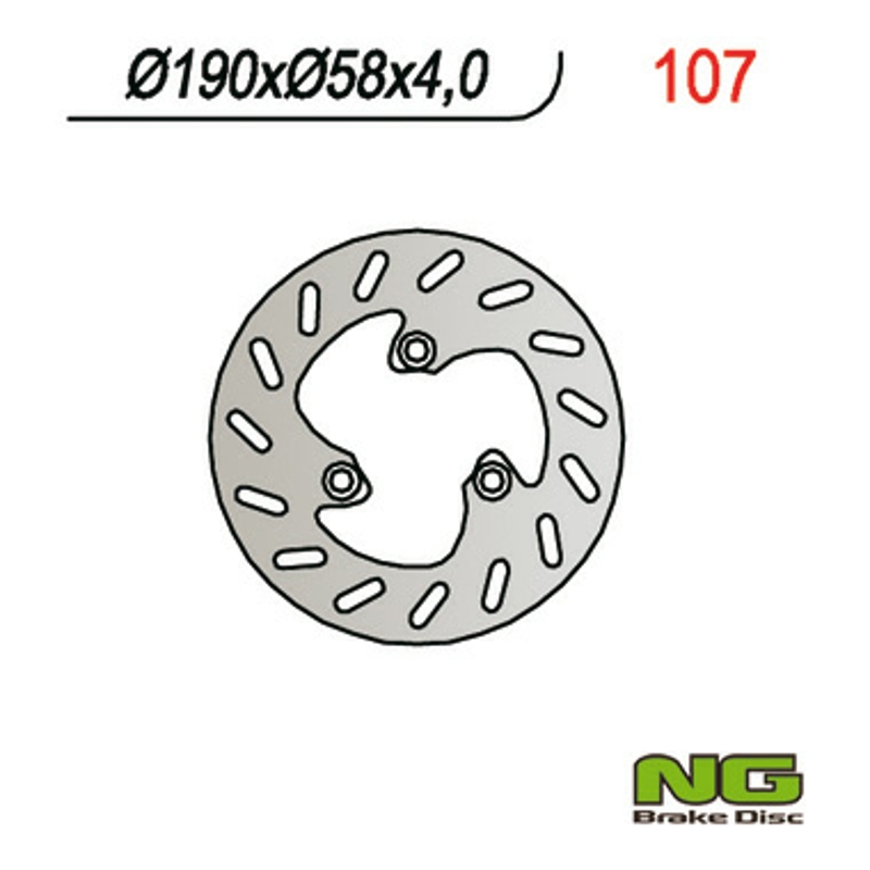 NG Bremseskive 1070