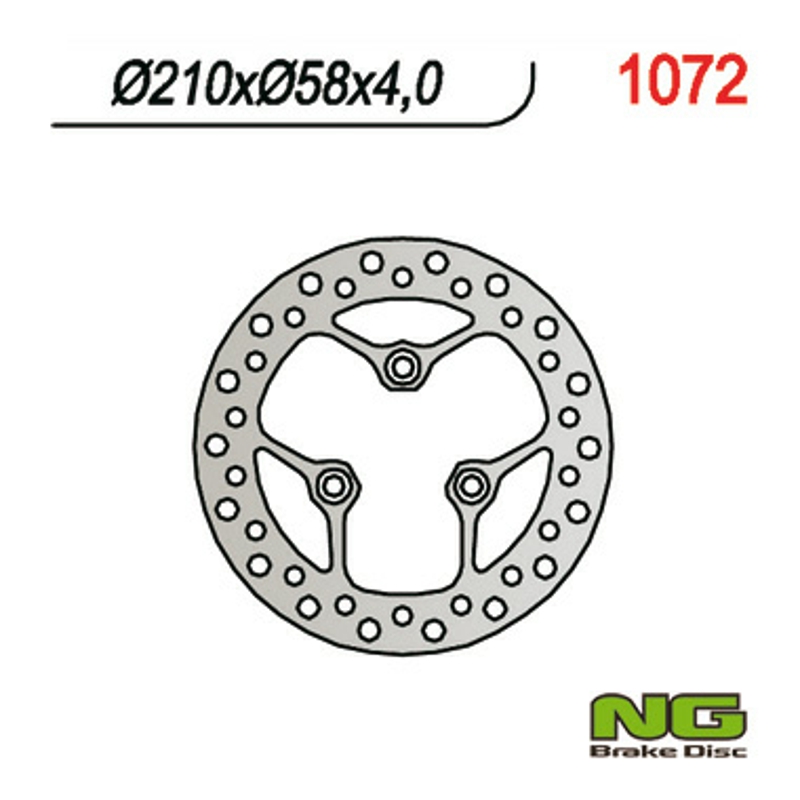 NG Bremseskive 1072