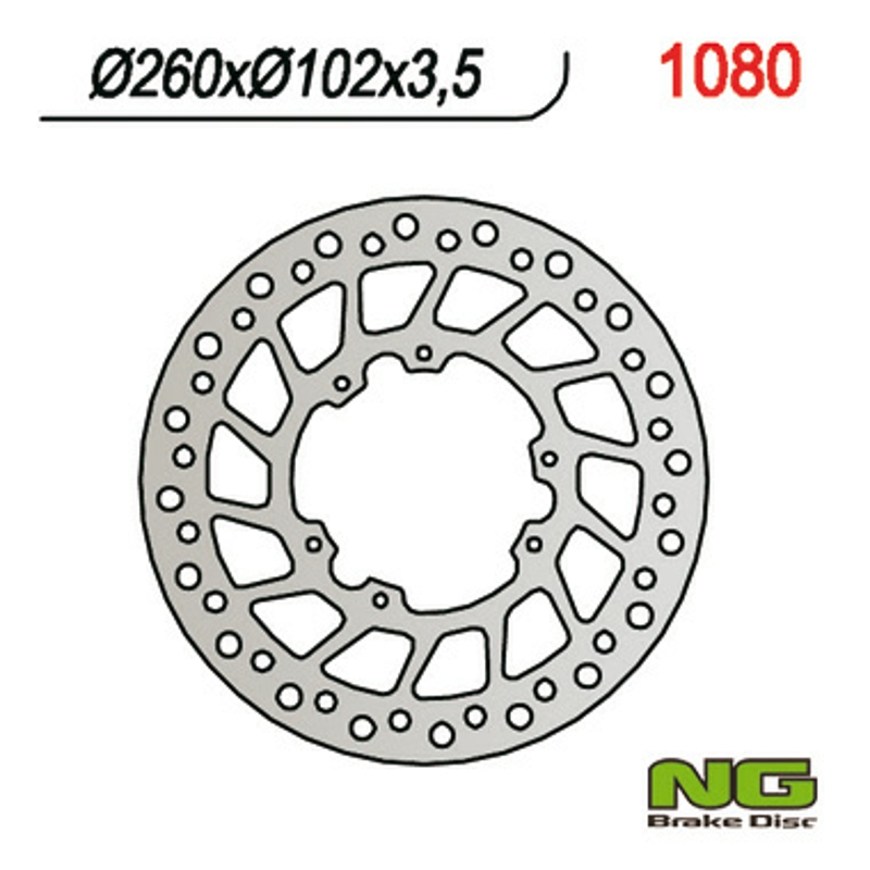 NG Bremseskive 1080
