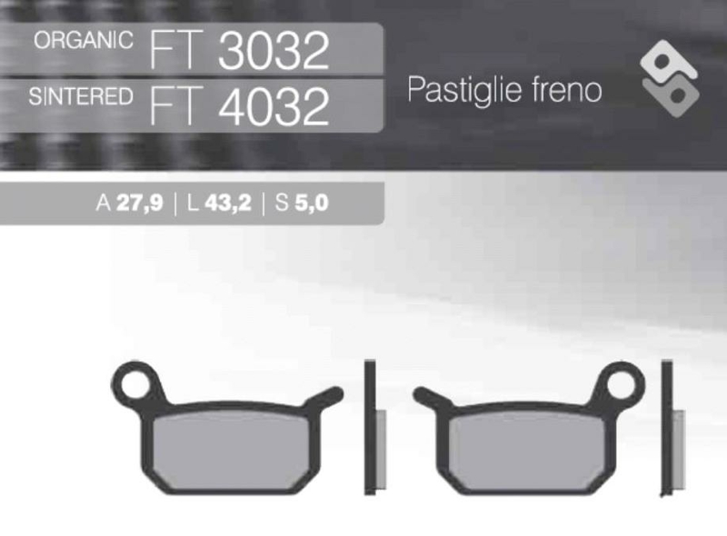 Bremseklods FT3032