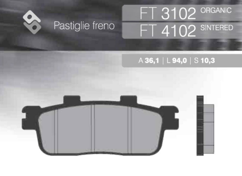 Bremseklods FT3102