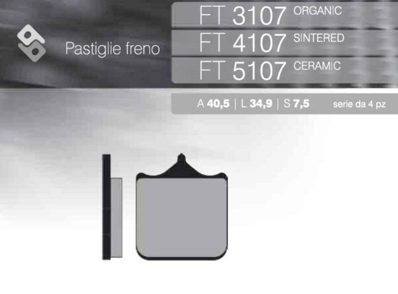 Bremseklods FT4107