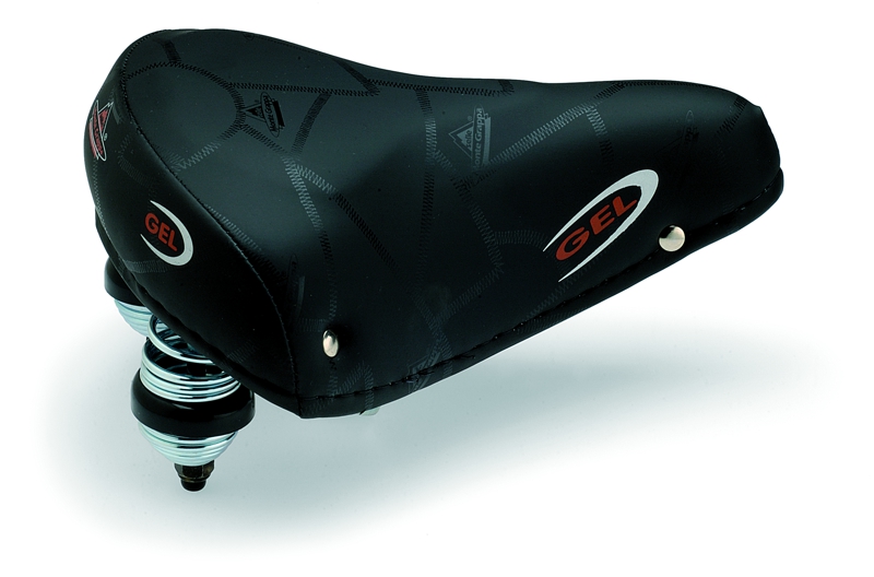 Sadel 013 Gel Doppia Molla sort