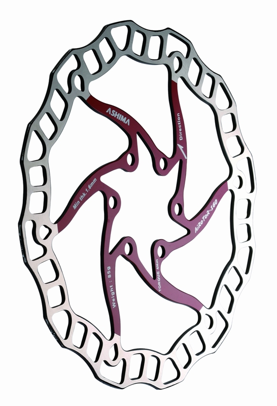 Ashima Airrotor 203 m.m. 6 mont. Rød