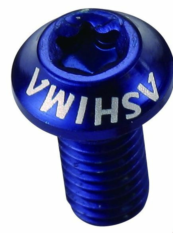 Ashima Rotorbolte Alu m5x10.5 6 stk. Blå