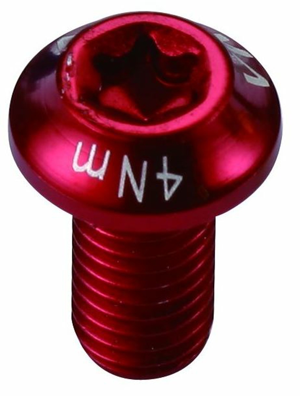 Ashima Rotorbolte Alu m5x10.5 6 stk. Rød