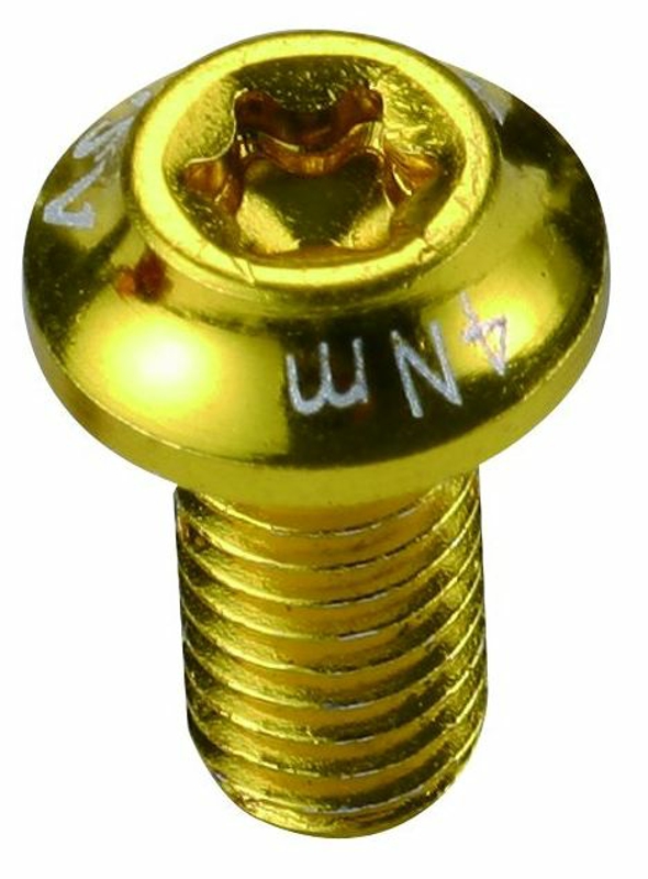 Ashima Rotorbolte Alu m5x10.5 6 stk. Gul