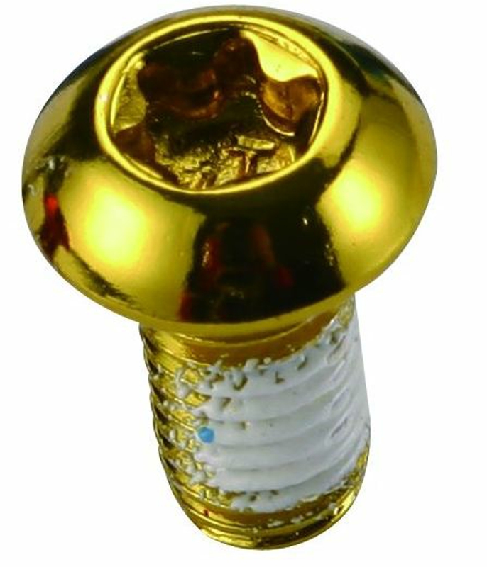 Ashima Rotorbolte stål m5x10 12 stk. Gul