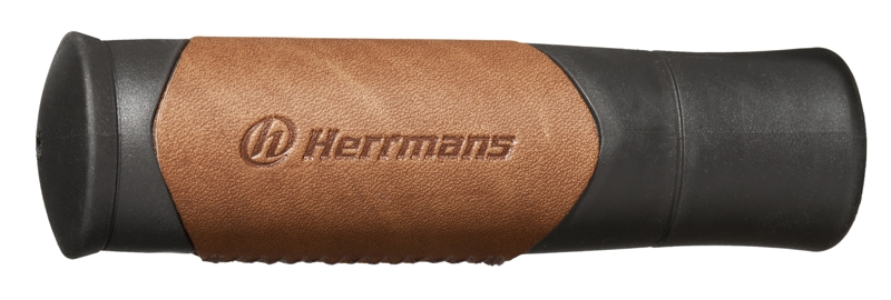 Herrmans Zeglo Leather Håndtag Black/Bro