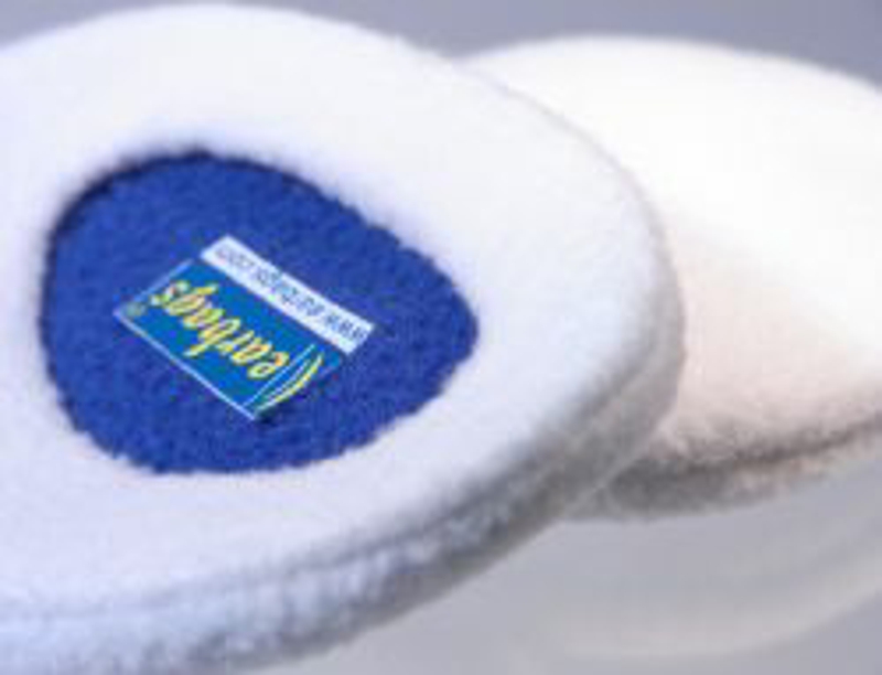 Earbag Fleece Off White L