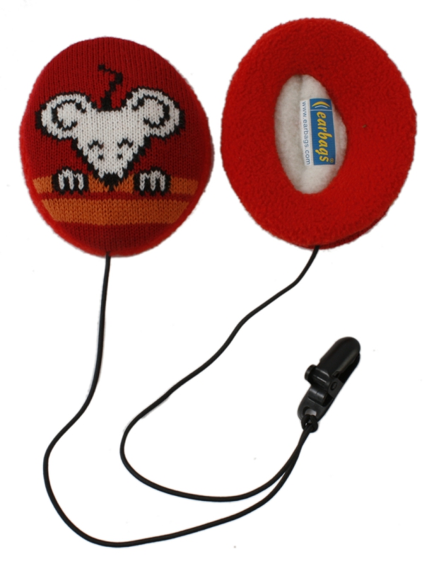 Earbag Børn Rød Mus