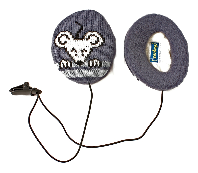 Earbag Børn Grå Mus