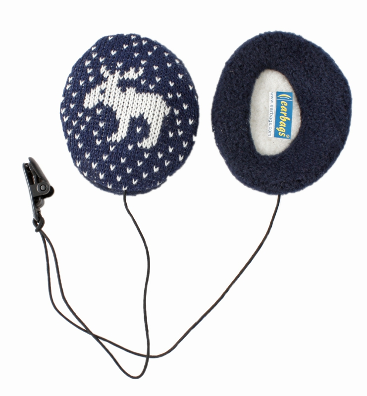 Earbag Børn Blå Elg