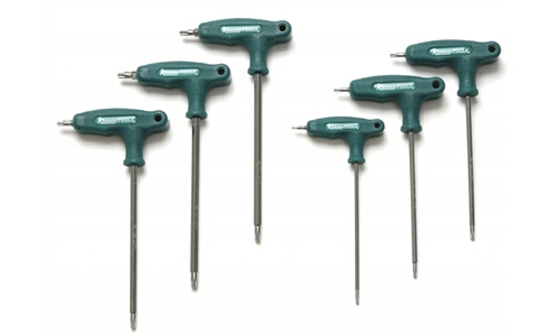 K 1480 T-nøglesæt sikkerheds torx 6 stk.