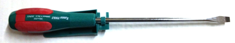 K 6211 Skruetrækker 200 x 8,0 m.m.