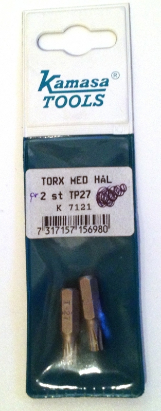 K 7121 Bits Torx TP27 2 stk.
