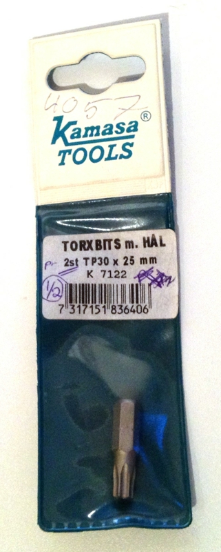 K 7122 Bits Torx TP30 2 stk.